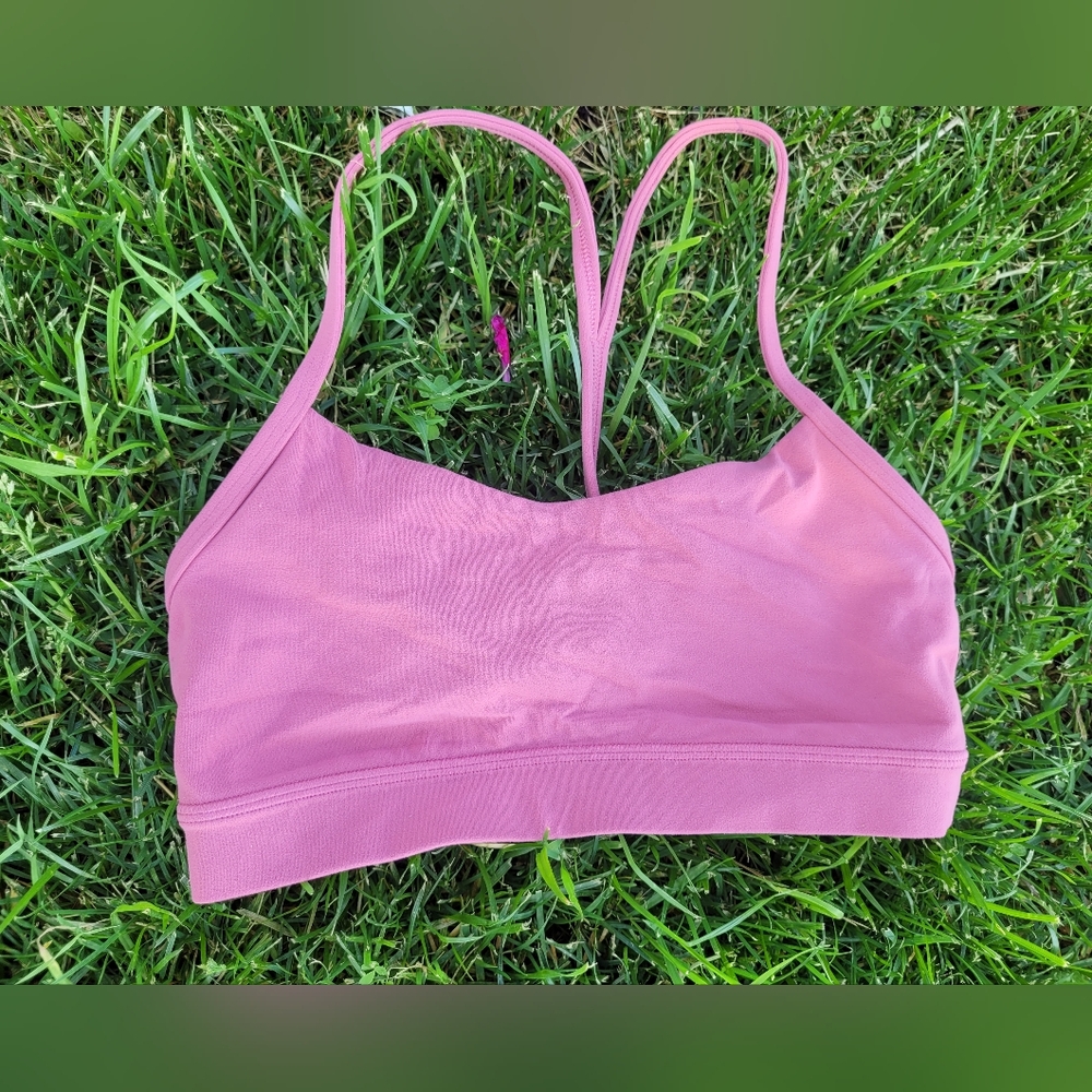Lululemon Athletica Pink Sports Bra Intimates - Picture 1 of 8